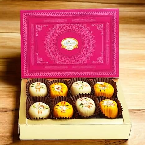 Ghasitaram Gifts Sugarfree Sweets - Mawa Peda Box, 200g