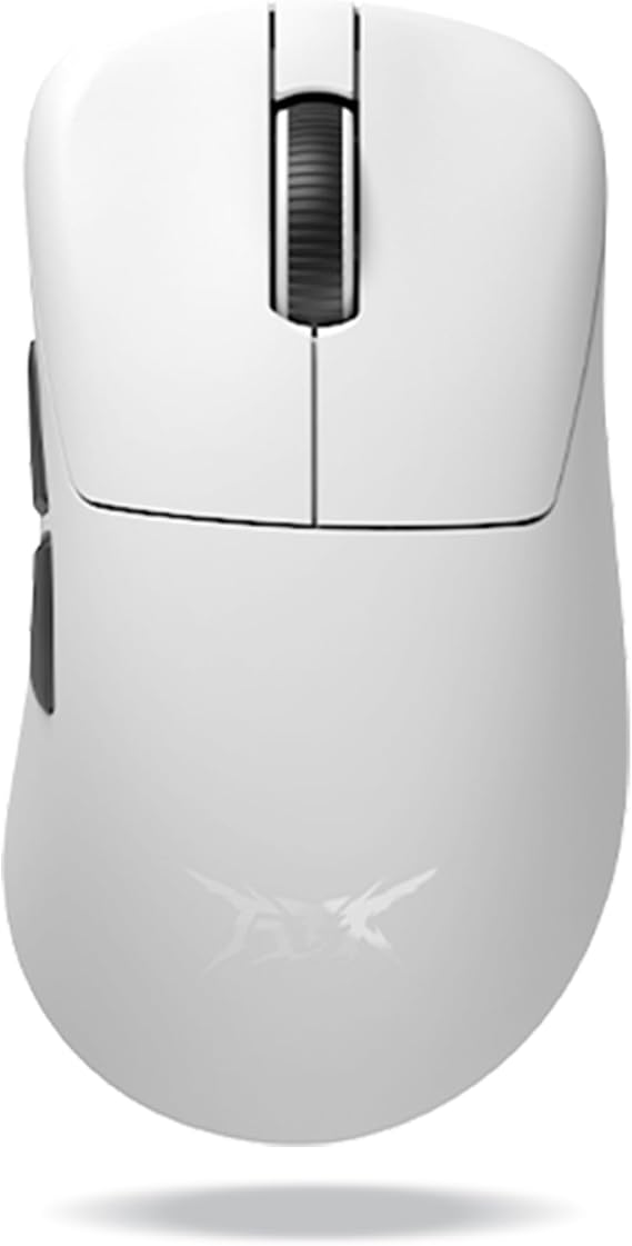 ATK Blazing Sky Z1 Wireless Gaming Mouse, PAW3950 Sensor, 8KHz Polling, Optical Switches, nRF52840, 57g Ergonomic, 2.4G/USB-C, 500mAh Battery (Z1 Ultra, White)