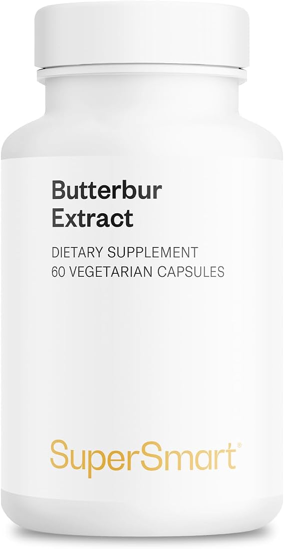 Supersmart - Butterbur Extract 100mg Per Day - Extract of Petasites Hybridus Standardized to 15% | Non-GMO & Gluten Free - 60 Vegetarian Capsules