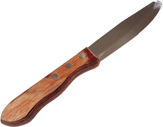 Wood Pattern Steak Knife (Large) 10129
