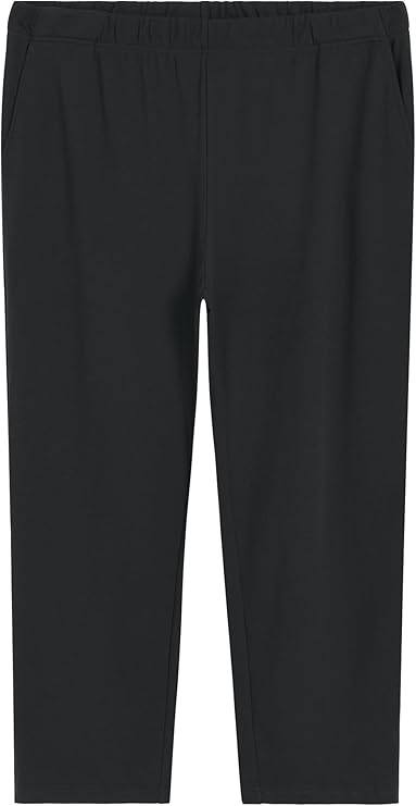 Weintee Women's Plus Size Petite Knit Pants with Pockets