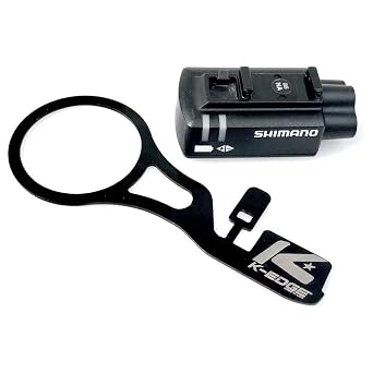 K-Edge | Di2 Junction Box Bicycle Mount | for Shimano | Stainless Steel, Black Oxide Finish