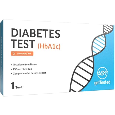 GetTested - Diabetes HbA1c Test | Long-Term Glucose Monitoring | Home Test Kit | Secure Digital Results | Online Results | Lab Test