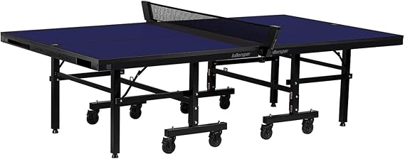 Killerspin MyT 415X Mega, Ping Pong Table, Foldable Table for Table Tennis, Portable Ping Pong Table Set with Built-in Paddle and Ball Storage, 18 mm MDF Board Pingpongball Table