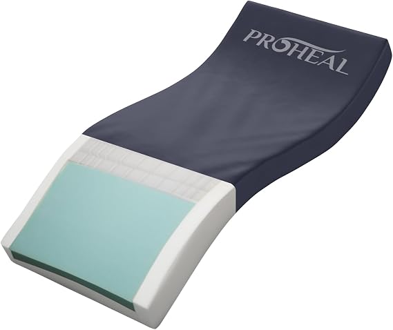 ProHeal Multi-Tiered Hospital Bed Mattress for Pressure Redistribution - Memory Foam Sloped Heel - Moderate to High Bed Sore Treatment Medical Mattress - 36" x 76" x 6"