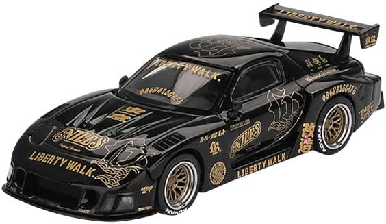 Sunrich MGT01101-R MINI GT 1/64 Mazda RX-7LB-Süper Siluet FD-NILES (Sağ Saplı) Bitmiş Ürün