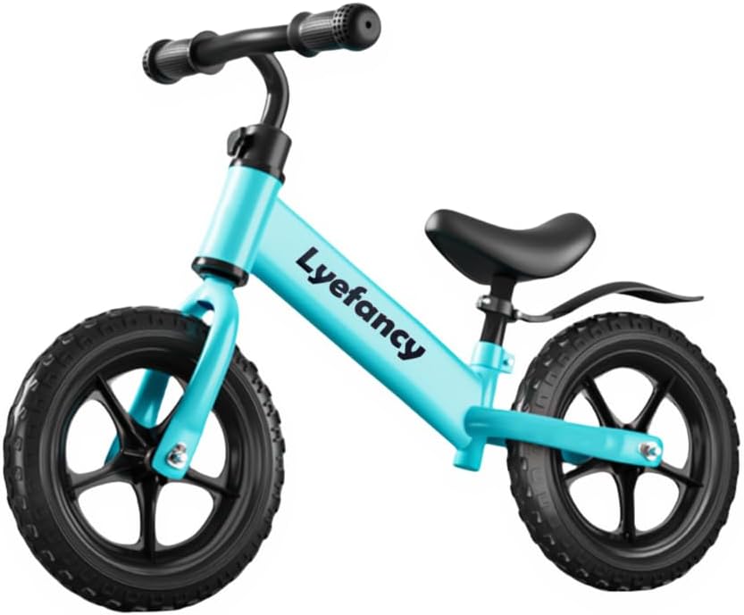 12" Balance Bike for 2, 3, 4, 5 Year Old Boys Girls, Balance Bike Training Bicycle for Kids, No Pedal Adjustable Seat Walking Bike - Toddler First Bike Ride On Toys