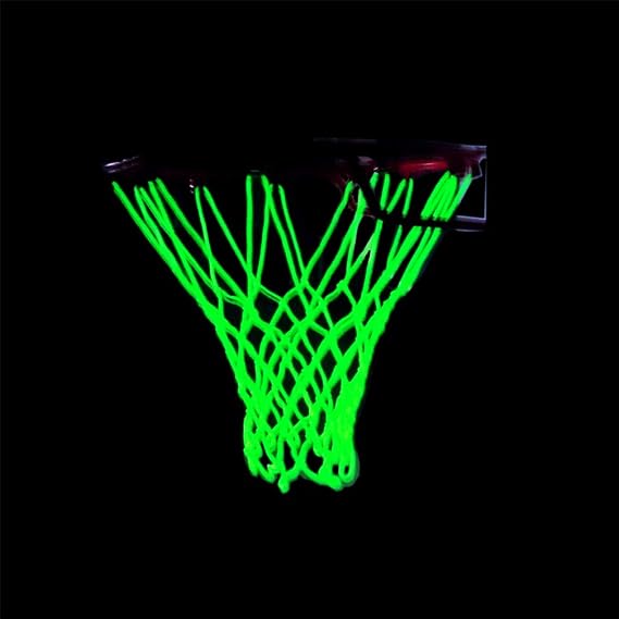 Light Up Basketball Glowing Night Game Street PU Rainbow Light Training Ball Size 9.6 Inches