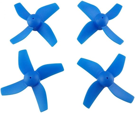 DIY Drone Frame Propeller Compatible With E010 H36 Tiny Whoop Inductrix FPV Compatible Frame Kit Compatible With RC Brushed Quadcopter(BLUE)