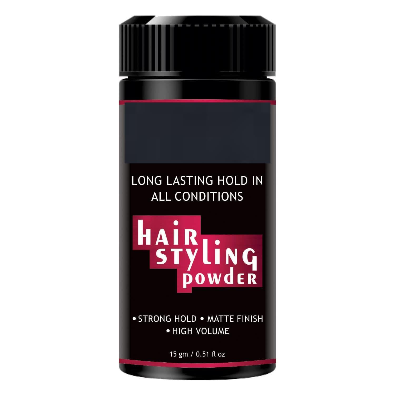Hair Volumizing Powder Wax Strong Hold | Matte Finish | 24 Hrs Hold | Natural & Safe Hair Styling Powder. 15 Gram