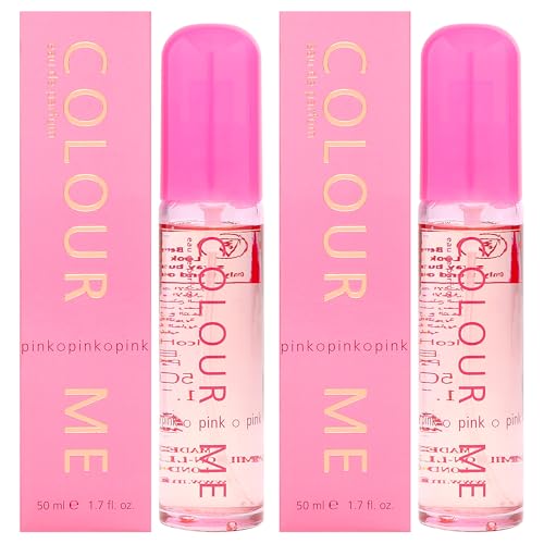 Milton Lloyd Colour Me Pink for Women - 1.7 oz EDP Spray - Pack of 2
