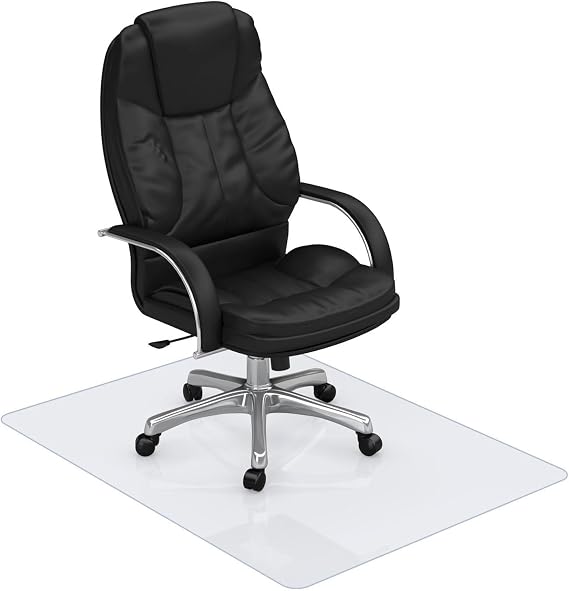 PVC Carpet Protector Chair Mats Office Chair Mat Carpet Floor Protector Mats Transparent Anti Slip Floor Cover Table Protector for Home Office Desk Hallway 1.0mm Thick Custom sizes