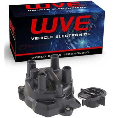 Wells WVE Distributor Cap & Rotor Kit compatible with Nissan 200SX Frontier Pickup Sentra Xterra 1.6L 2.4L L4 1995-2004