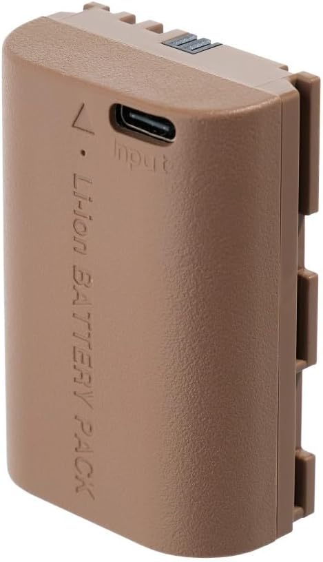 LP-E6P-C 2400mAh Type-C Şarjlı Batarya (LP-E6 Uyumlu)