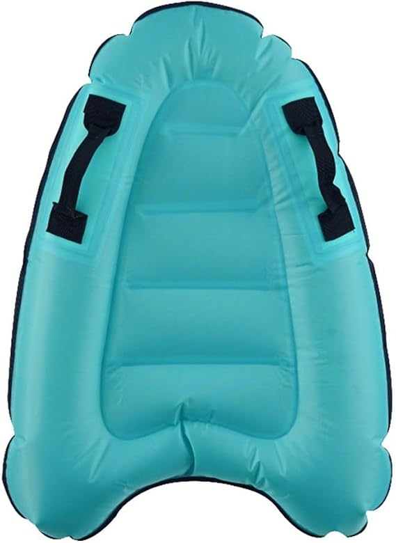 Kids Inflatable Bodyboard Lightweight and Portable for Swimming Practice, Water Fun, and Beach Activities with Safe Handles