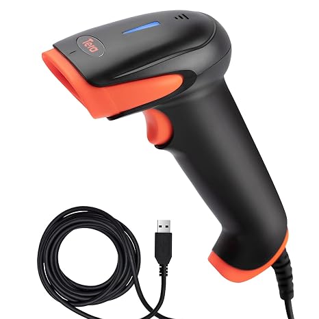 Tera Barcode Scanner 1D CCD Handheld : 1500 Pixel, Plug and Play, 1500C
