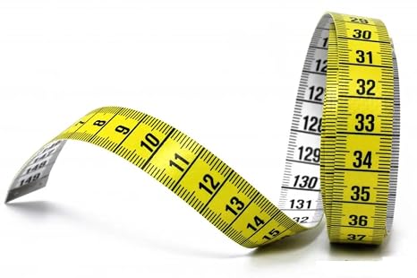 Mezura 150cm Beden Vücut Ölçüm Mezurası Bandı, 1.5 Metre Terzi, Diyetisyen, Beden, Kıyafet Hayvan Ölçüm Metresi Kutulu