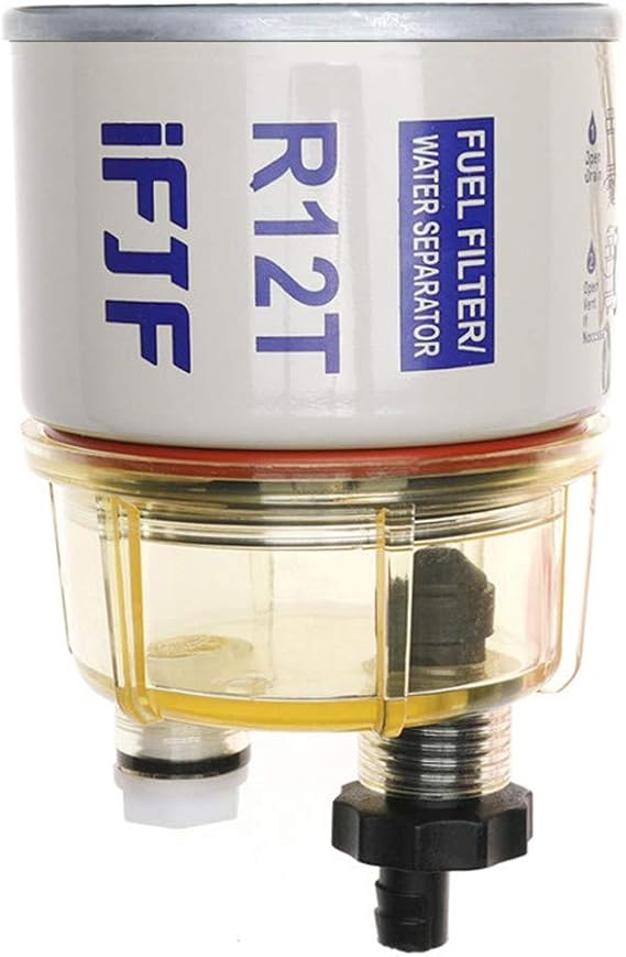 iFJF R12T Fuel Filter/Water Separator and Water Collection Bowl for Marine