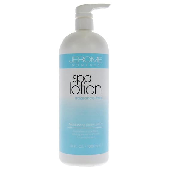 Spa Lotion Fragance Free Body Lotion Unisex 34 oz
