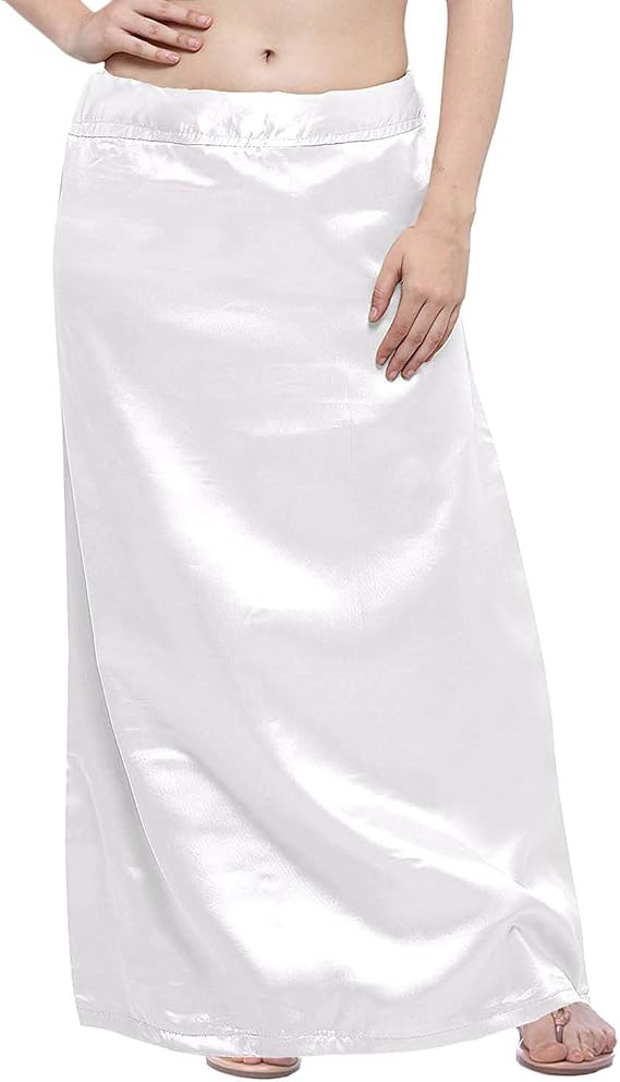 Stylob Women Petticoat Satin Underskirt In skirt Lining For Sari Lingerie Petticoat