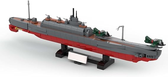 1/300 Scale I400 Submarine Military Model Building Blocks Set, Military Model Blocks Set for Teen and Adult (506PCS), Type1, 613E05X20F101155Z