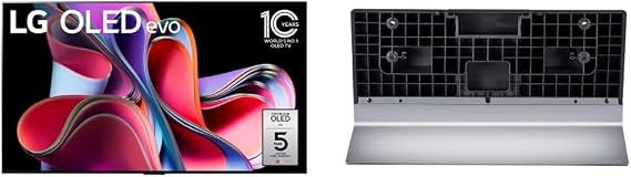 LG G3 Series 65-Inch Class OLED evo 4K Processor Smart Flat Screen TV, 2023 SR-G3WU65 - Includes Stand and Back Cover