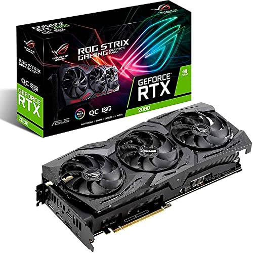 ASUS GeForce RTX 2080 O8G ROG STRIX OC Edition GDDR6 HDMI DP 1.4 Type-C graphics card ROG-STRIX-RTX2080-O8G-GAMING