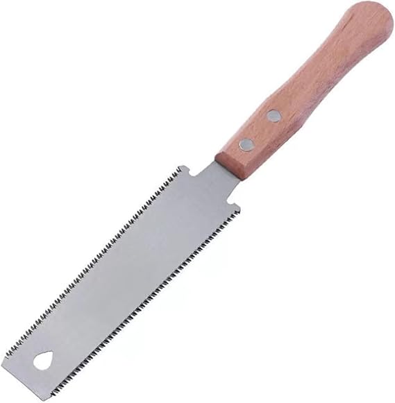 Small Japanese Pull Saw, Hand Saw for Fine Cutting Wood, Flush Cut Saws, Woodworking Tool, Wooden Handle Fine Tooth Pull Saws for Trimming Pruning