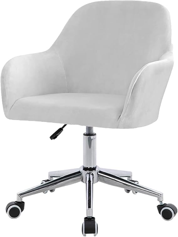 Velvet Office Chair Slipcover with Arms,Cover Chair for Vanity,Modern Office Computer Chair Protector,Stretch Wingback Dining Chair Cover Protector for Home Kitchen Living Room
