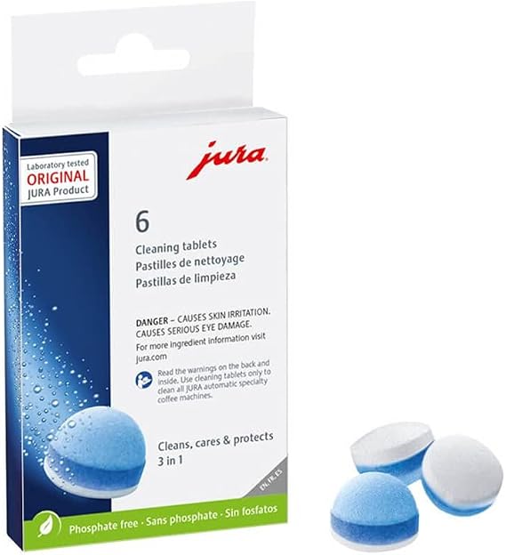 Jura 3-Phase Espresso Cleaning Tablets (6 Count)