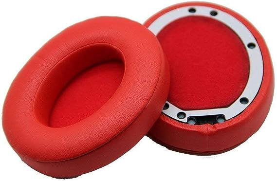 Studio 3.0 Replacement Earpads Studio 2.0 Ear Pad Cushion Cover Compatible with Beats by Dr.Dre Studio 2 Wired/Wireless & Studio 3 Over-Ear Headphones (Studio2-Red)