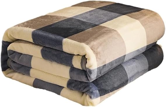 Fleece Blanket Sofa Throw, Soft Warm Throws Blanket for Couch, Fluffy Flannel Bed Blanket for Bedroom, Couch, Travel, Kids, Bedroom Accessories (A,100 * 150cm)