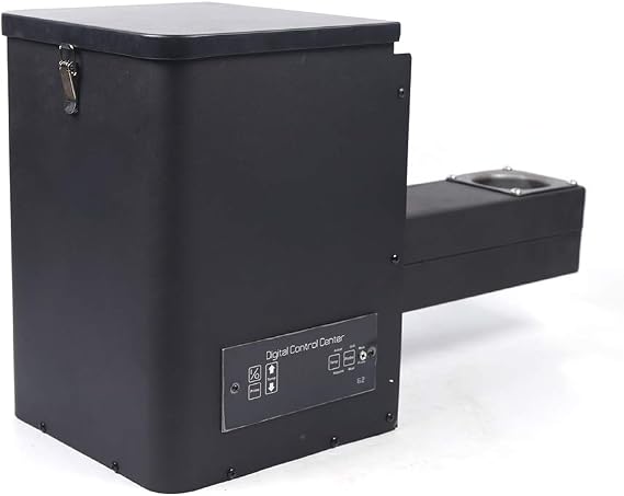 Smoker Hopper Assembly Kit, Electric Wood Pellet Smoker Grill Part,Electric Pellet Smoker Digital Smoker with Digital Temperature Controller,Digital Display for Grill (Button type)