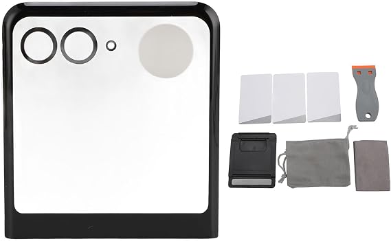 Outer Glass Screen Replacement Kit for Moto Razr 40 Ultra, with OCA and Repair Tools, No LCD Screen & Touch Digitizer