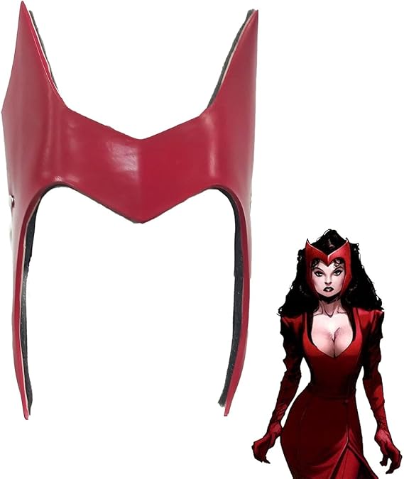 Scarlet Witch Headpiece Maximoff HeadWear Wanda Tiara Crown Costume Halloween Cosplay Mask