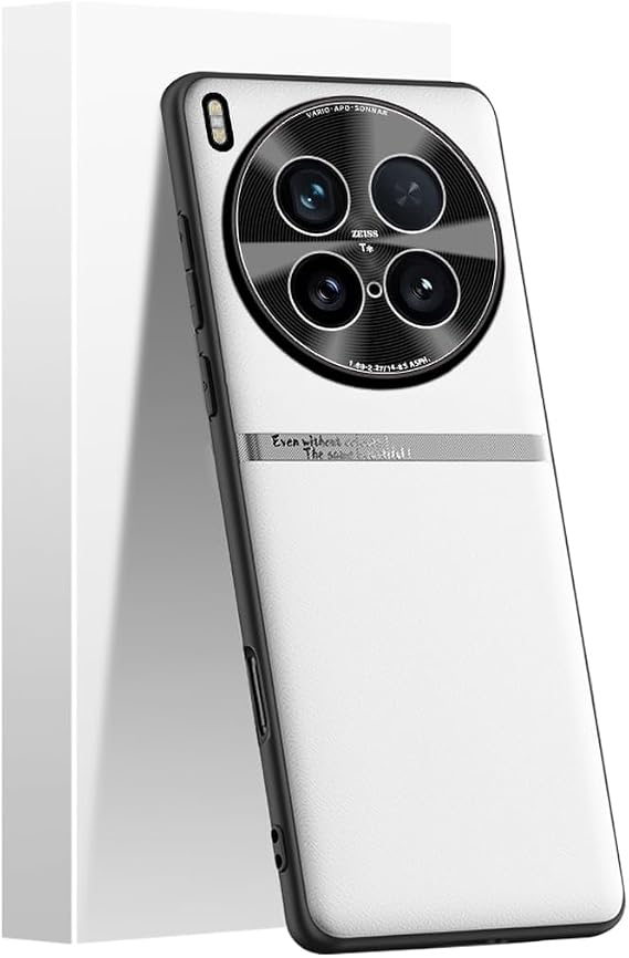 QUIETIP Case Compatible with vivo X200 Ultra,Slim Shockproof Metal Lens Protective Hard Cover,White