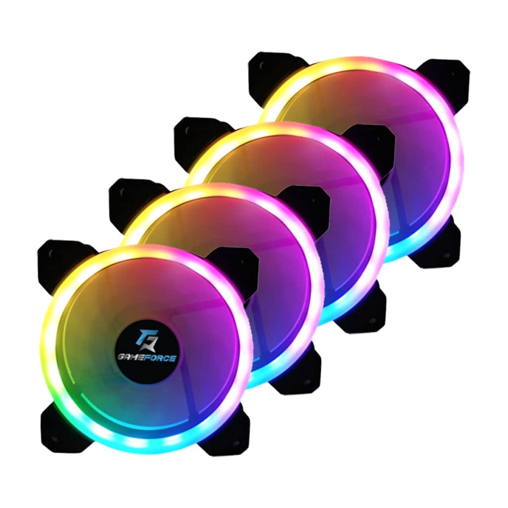 GAMEFORCE DUALRING 4x120mm A-RGB Case Fan