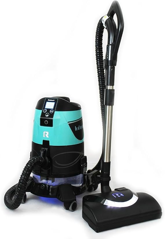 Robot Infinity Plus Vacuum Cleaner with Water Filtration, Bagless Wet Dry Canister, Motorized LED Brush, Multi-Surface Tools & Pet Hair Cleaning