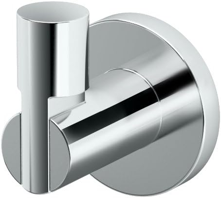 Gatco 4685 Channel Single Robe Hook, Wall Mounted Hook for Bathroom Towels & Robes, Chrome