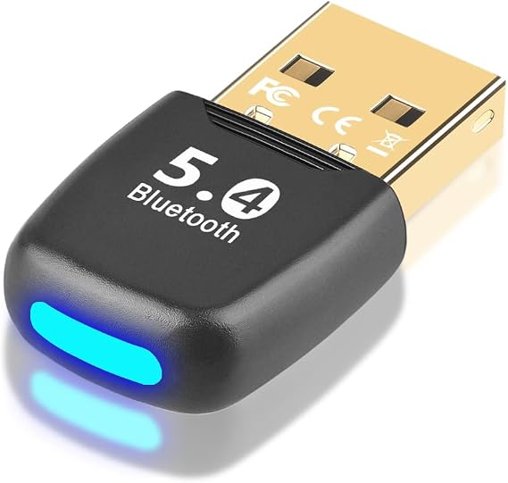 Bluetooth Adapter for PC,Bluetooth 5.4 Dongle Receiver for Desktop,Laptop