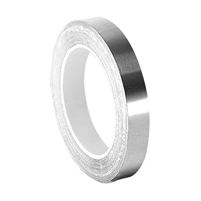 3M - 0.5-3-3361PK 4 3361 High Temperature Stainless SteelAcrylic Adhesive Foil Tape, 0.5 Width x 3yd. Length 4 rolls