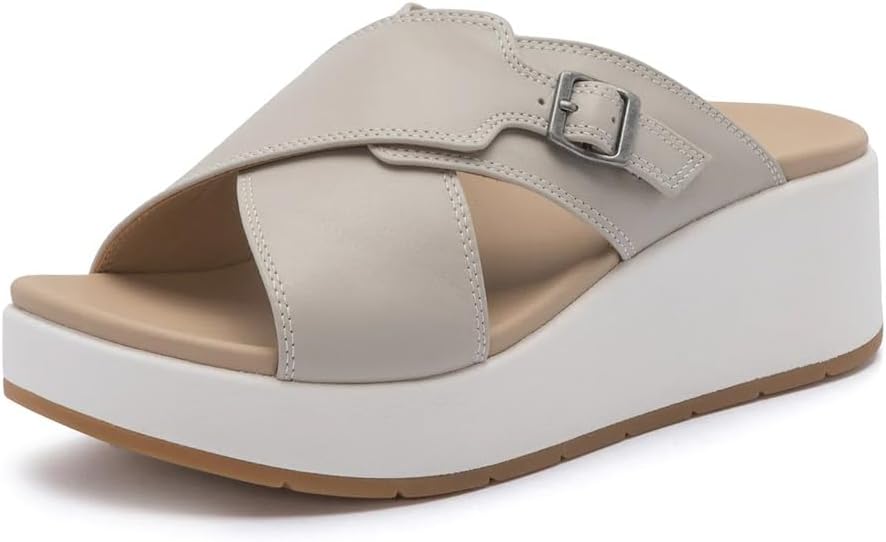 ABEO Solstice Cross Slide Sandals For Women | Arch Support Sandals Women's | Arch Support | Built-In Orthotic Insole