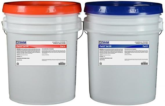 Polytek PlatSil Gel-OO Platinum Silicone Rubber (80lb Kit)