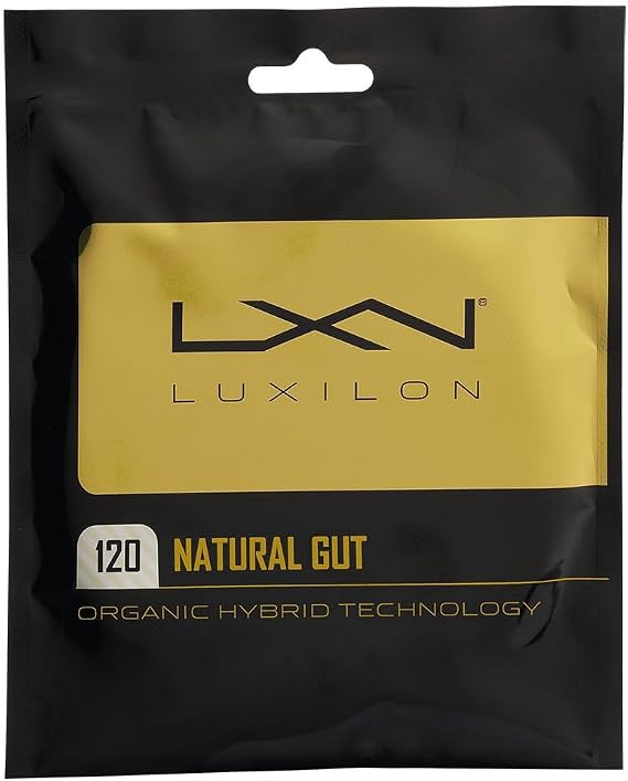 Luxilon Natural Gut Tennis String - Set, White