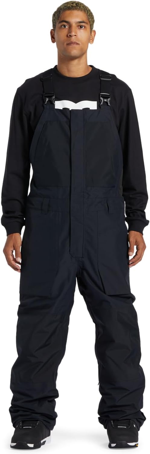 DC Men's Shadow Bib Pant - Black - Small