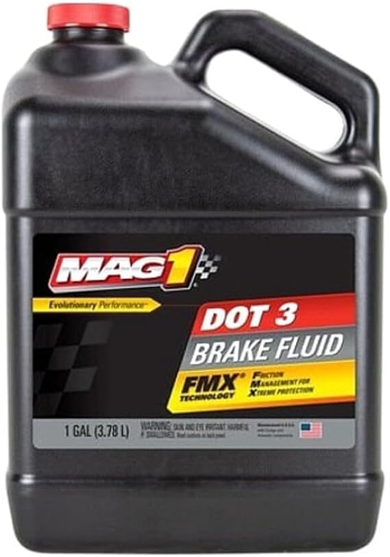 MAG 1 00121 DOT3 Brake Fluid - 1 Gallon
