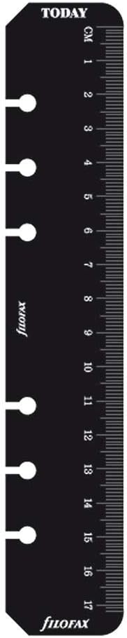 Filofax Personal Black Ruler (B133609)