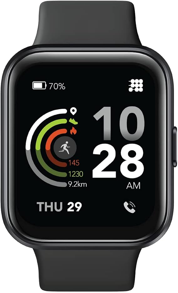 Cubitt CT2Pro Series 3 Smart Watch with 1.69" Touch Screen, Fitness Tracker with Alexa Built-in, Bluetooth Calling, Blood Oxygen, Heart Rate, Stress and Sleep Monitor, Waterproof, Step Counter