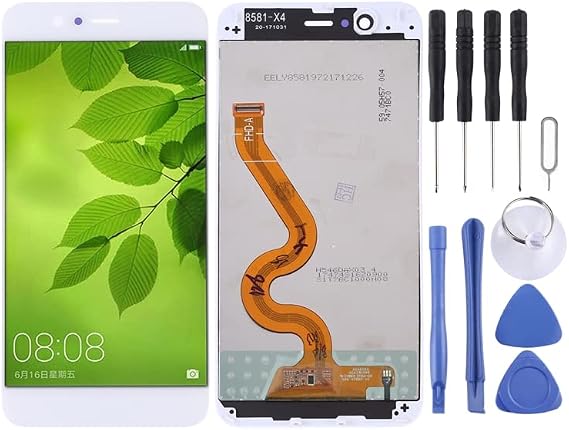HONGYAN OEM LCD Screen for Huawei Nova 2 Plus Digitizer Full Assembly with Frame (White)