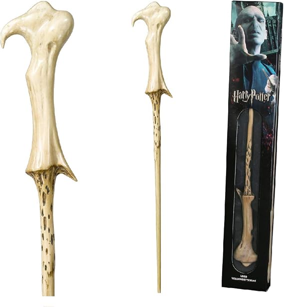 The Noble Collection - Lord Voldemort Wand in A Standard Windowed Box - 15in (37cm) Wizarding World Wand - Harry Potter Film Set Movie Props Wands